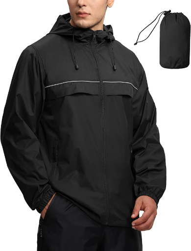 SWISSWELL Men's Waterproof Rain Jacket