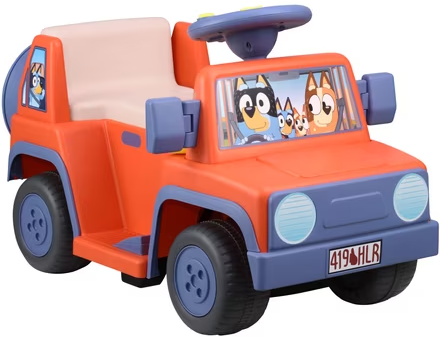 Bluey 6V Battery-Powered Kids Ride-On Car
