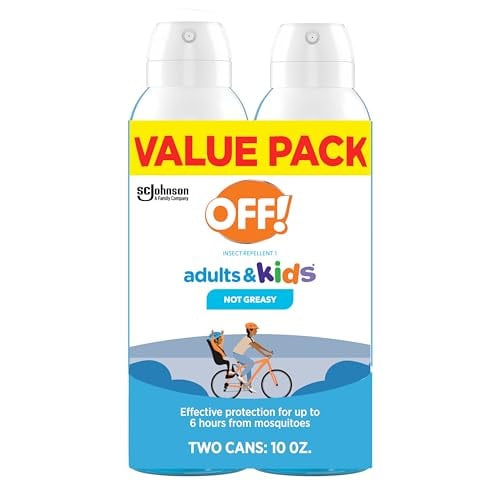OFF! Insect Repellent Aerosol for Adults & Kids 2-Pack