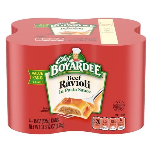 Chef Boyardee Beef Ravioli 15 oz 4-Pack