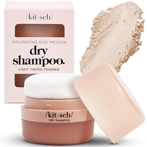 Kitsch Dry Shampoo Powder w/ Rice Protein (Light or Dark Hair)