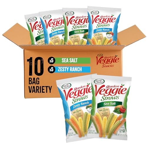 Sensible Portions Veggie Straws Multi-Pack 10-Pack