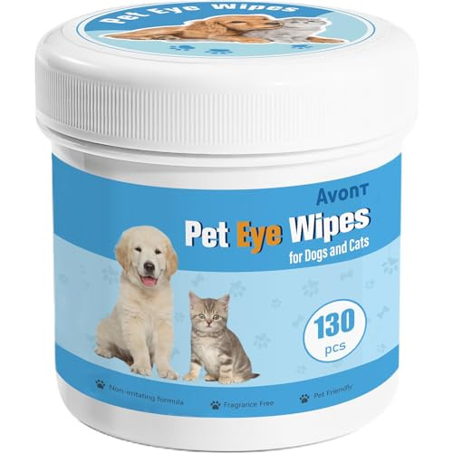 Avont Dog Eye Wipes, Tear Stain Remover, 130-260pcs