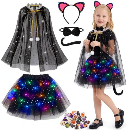 Light Up Black Cat Costume