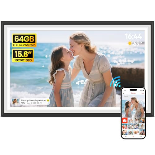Digital Picture Frame Frameo 15.6" WiFi Electronic Photo