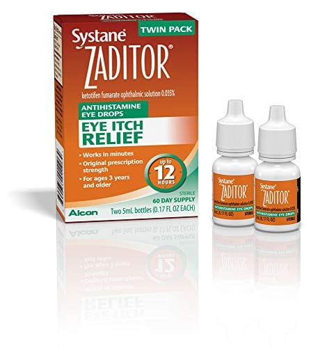 Zaditor Antihistamine Eye Drops Twin-Pack Deal