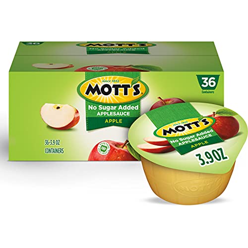 Mott's No Sugar Added Applesauce Cups 36-Count Deal