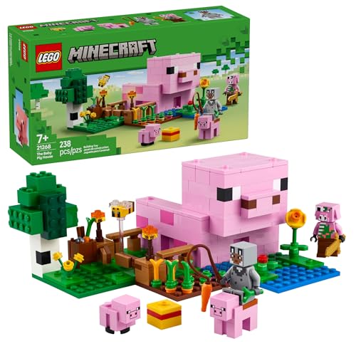 238-Piece LEGO Minecraft - The Baby Pig House (21268) Deal