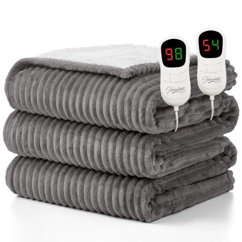 Homemate Dual Control Queen Size Electric Heated Blanket 84" x 90" Deal