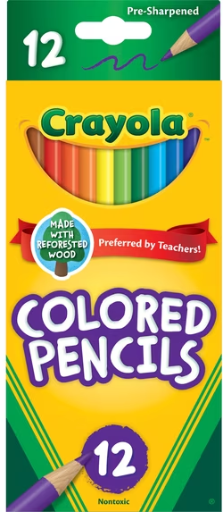Crayola Colored Pencil Set 12-Count Deal