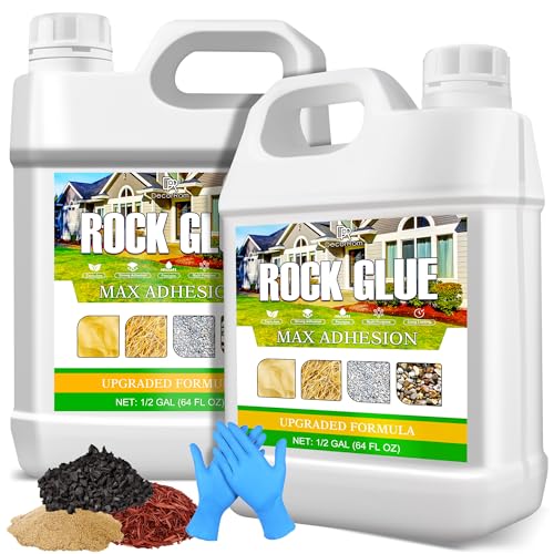 DecorRom Clear-Drying Landscape Glue for Mulch, Gravel & Stones Deal