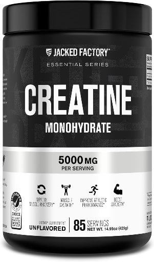 Jacked Factory Creatine Monohydrate Powder 85 Servings Deal