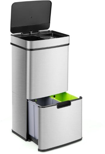 Costway 19 Gal Stainless Steel Trash Can Deal