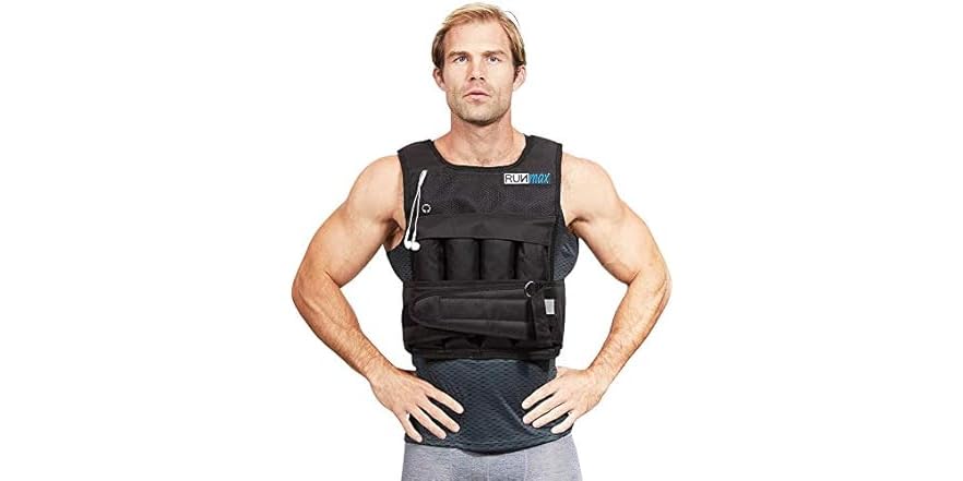 RUNmax rf20nop Run Fast Weighted Vest 20lbs Deal