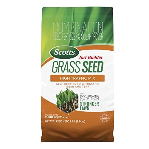 Scotts Turf Builder Grass Seed High Traffic Mix, 5.6 lb. Deal