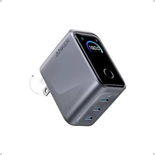 Refurbished Anker Prime 160W Max 3-Port GaN Charger