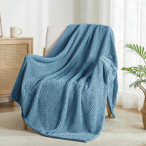 Exclusivo Mezcla Large Waffle Fleece Throw Blanket 50" x 70" Deal