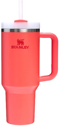 Stanley The Quencher H2.O Flowstate 40oz Tumbler, Hot Coral
