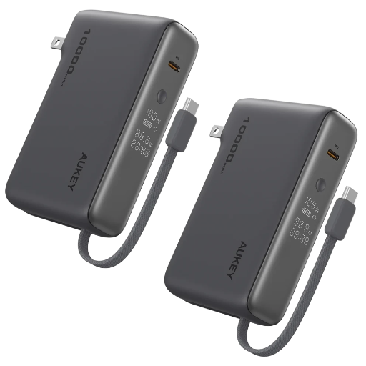 2pk Aukey MixFlex Sling 30W PD 10,000mAh Power Banks Deal