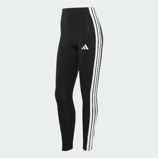 adidas women Essentials 3-Stripes Cotton Leggings Deal