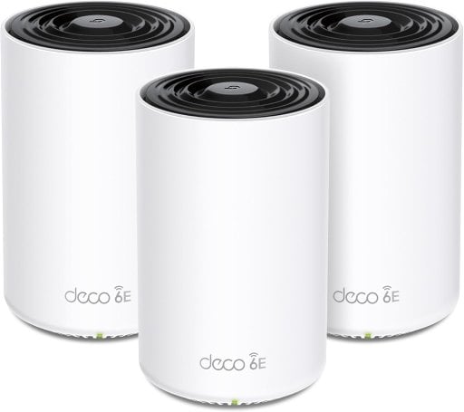 TP-Link Deco XE70 Pro AXE4900 Tri-Band WiFi 6E Mesh WiFi System 3-Pack Deal