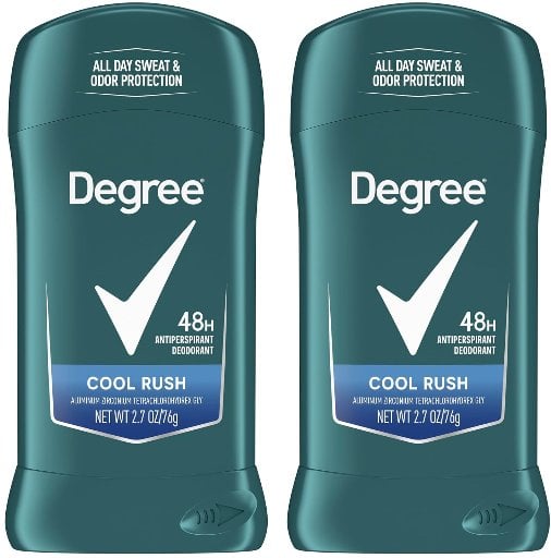 Degree Men Original Antiperspirant Deodorant Cool Rush 2.7 Ounce (Pack of 2) Deal