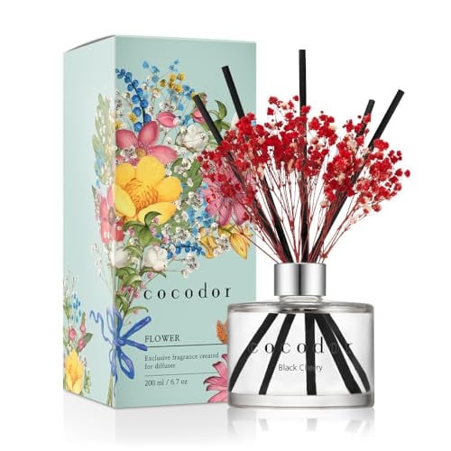 COCODOR Preserved Real Flower Reed Diffuser 6.7oz Deal