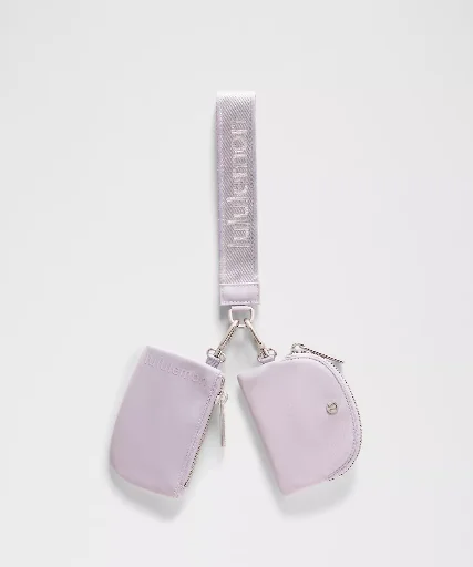 Lululemon Dual Pouch Wristlet Metallic Wordmark Deal