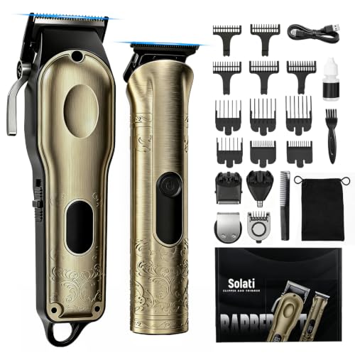 Professional Hair Clipper & Zero-Gap Beard Trimmer Grooming Kit Deal