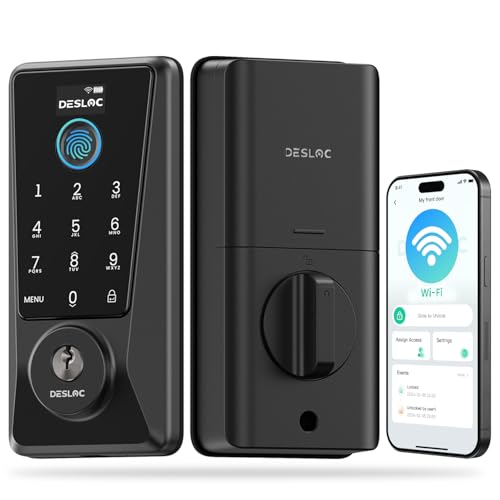 DESLOC WiFi Fingerprint Smart Keypad Door Lock D110 Plus Deal