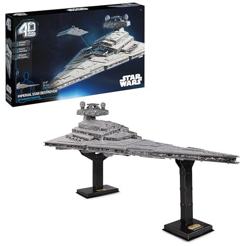 4D Build Star Wars Deluxe Imperial Star Destroyer 3D Model Kit