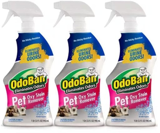 OdoBan 32 oz. Pet Oxy Stain Remover 3-Pack (Fragrance Free) Deal