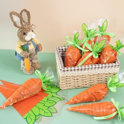 Ctoiotc 50 Pieces Easter Cellophane Bags Deal