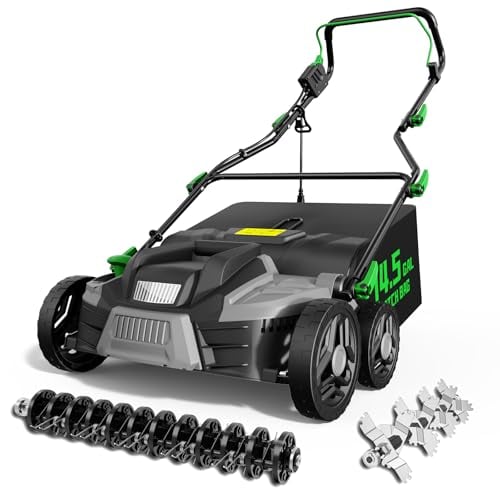 TIECTOWN 16-Inch 15.5A Electric Dethatcher & Scarifier Deal
