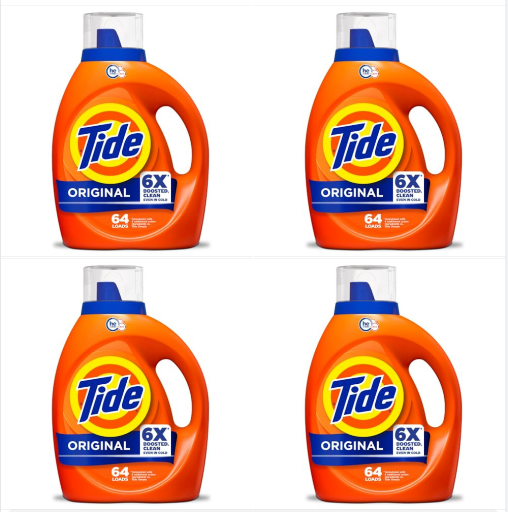 Tide Liquid Laundry Detergent (64 Loads) - 4ct 