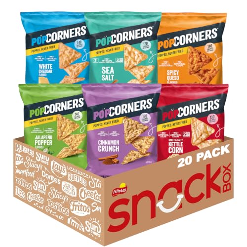PopCorners Popped Corn Chips 20-Pack 1-Oz (7 Flavor Variety Pack) Deal