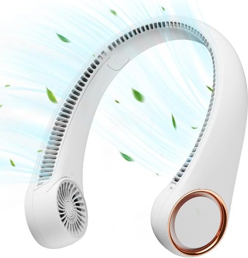 Gaiatop 4800-RPM Rechargeable Hands-Free Neck Fan Deal