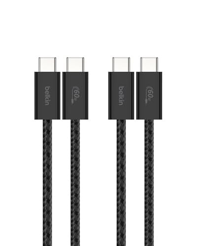 Belkin 2-Pack 60W USB C to USB C Cable 3.3ft Deal