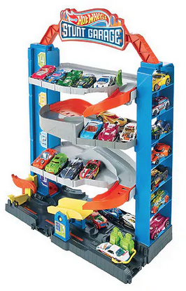 Hot Wheels Stunt Garage Toy Set