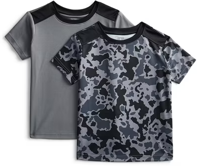 Russell Athletic Boys Performance Short Sleeve Mesh T-Shirts, 2-Pack Deal