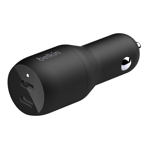 Belkin 36-Watt Dual-USB Car Charger with 2 18W USB-C Ports Deal