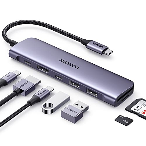 UGREEN Revodok 1071 USB C Hub 7-in-1 Dock 4K HDMI 100W PD