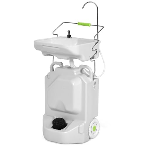 YITAMOTOR 38L (10 Gal) Portable Sink w/ Soap Dispenser