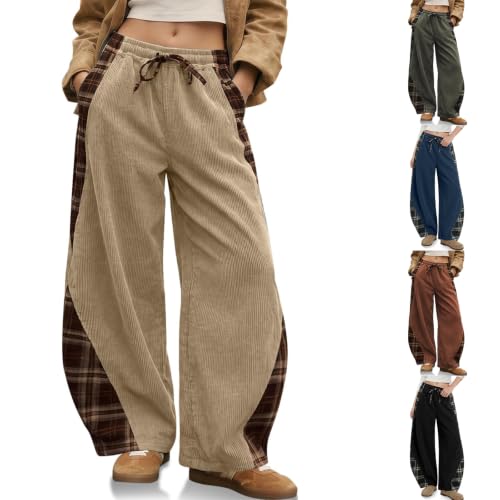 Corduroy Barrel Pants