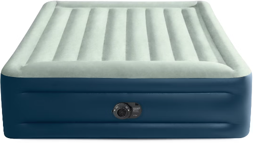 Intex Elevated 18" Pillow Rest Queen Air Mattress with Internal Pump Deal