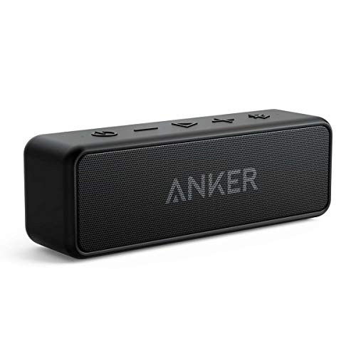 Anker Soundcore 2 Portable Bluetooth Speaker with Stereo Sound (Black)