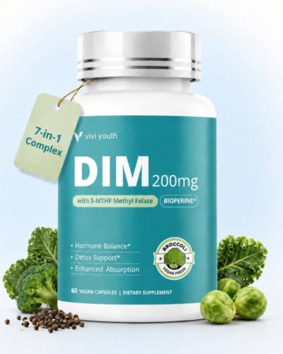 DIM Supplement 200 mg, 7-in-1 Complex with BioPerine®, Calcium D-Glucarate Deal
