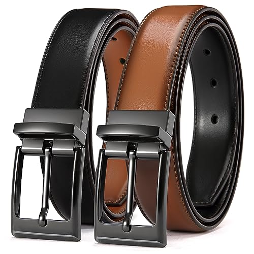 CHAOREN Reversible 1.25" Leather Dress Belt