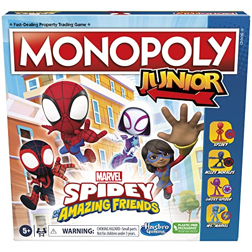 Monopoly Junior: Marvel Spidey and His Amazing Friends Edition Board Game Deal