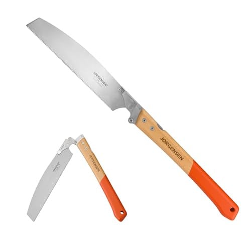 JORGENSEN Japanese Pull Saw KATABA, 10-3/8 Inch 14 TPI Folding Saw